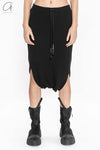 Boris Bidjan Saberi cotton skirt German handmade comfortable WSKIRT 2 F0401T-HEI black
